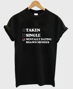 mentally dating shawn mendes shirt black