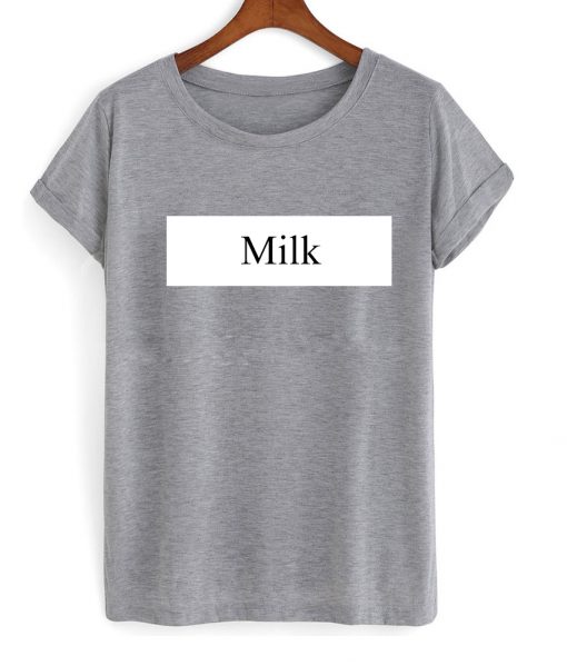 milk shirt grey