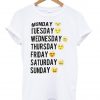 monday tuesday t shirt