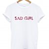 sad girl shirt white