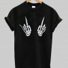 skull hand tshirt