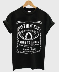 somethin bad shirt black