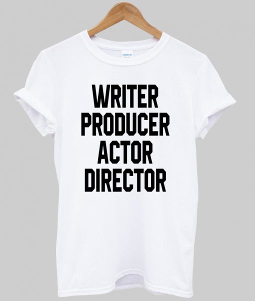 writer producer tshirt