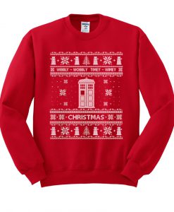 Dr Who ugly christmas sweater