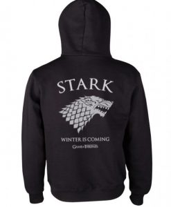 Game of Thrones Stark Winter is Coming Back Hoodie