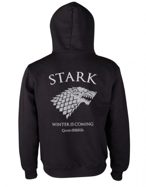 Game of Thrones Stark Winter is Coming Back Hoodie