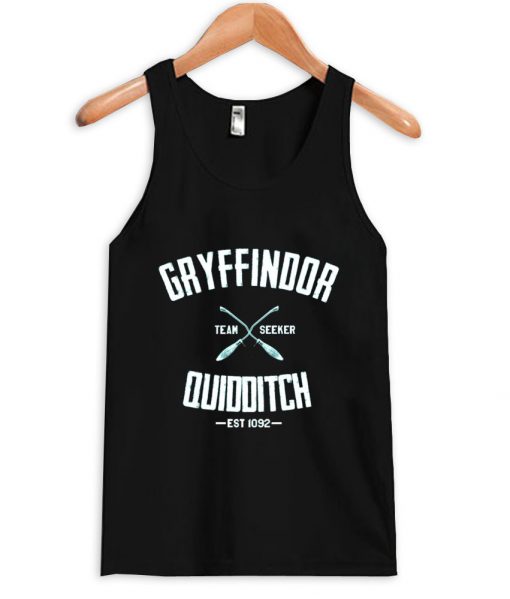 Gryffindor Quidditch Harry Potter black TANKTOP