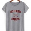 Gryffindor Quidditch Harry Potter grey tshirt