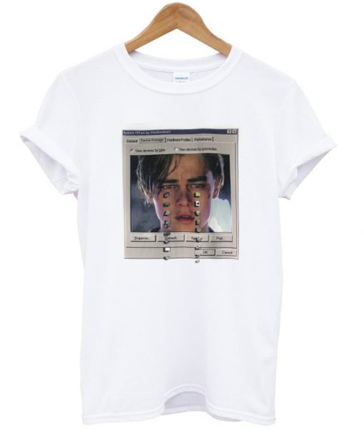 Leonardo Dicaprio crying shirt