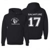 Mystic falls Salvatore 17 Hoodie Twoside