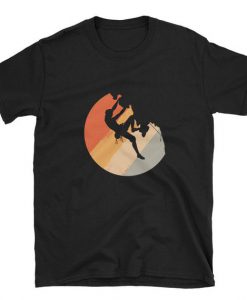 Retro Colour Rock Climbing TShirt