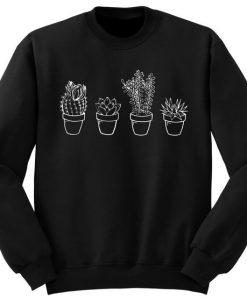 Succulent Cactus Sweatshirt