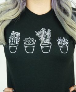 Succulent Cactus T shirt