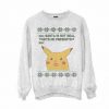 Surpised Pikachu Ugly christmas Sweashirt