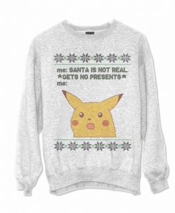 Surpised Pikachu Ugly christmas Sweashirt