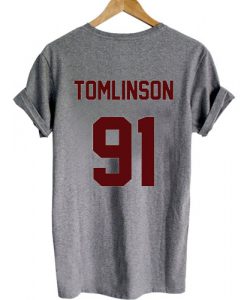 Tomlinson 91 Louis Tomlinson back tshirt