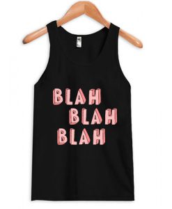 blah blah blah tanktop