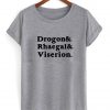 drogon and rhaegal and viserion tshirt