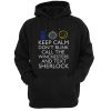 keep calm don't blink hoodie