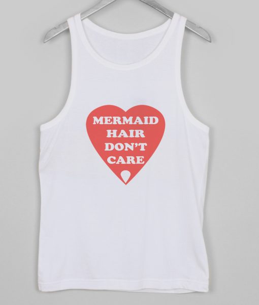 mermaid hair don't care tank top