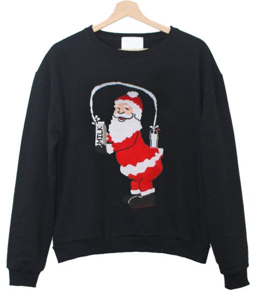 santa booty sweatshirt