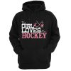 this girl loves hockey hoodie