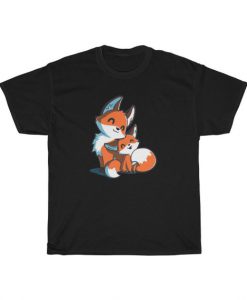 Mama Baby Fox T Shirt