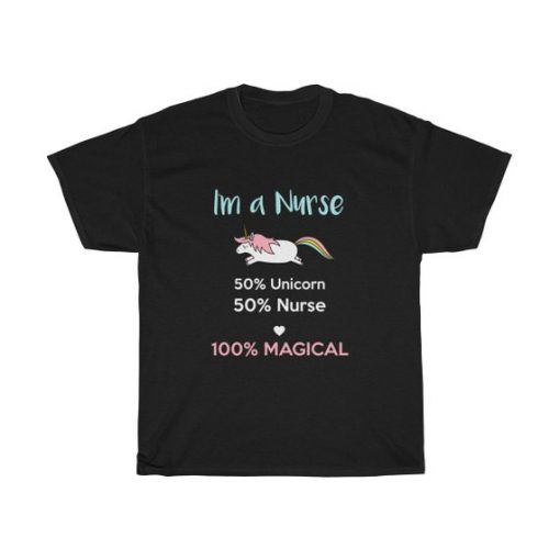 Nurse Unicorn Magical Gift Unisex T Shirt