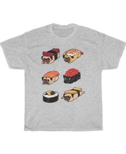 Sushi Pug Unisex T Shirt