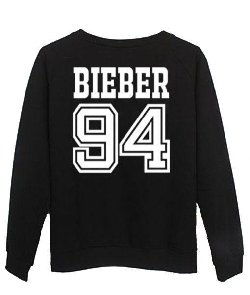 bieber 94 sweatshirt back