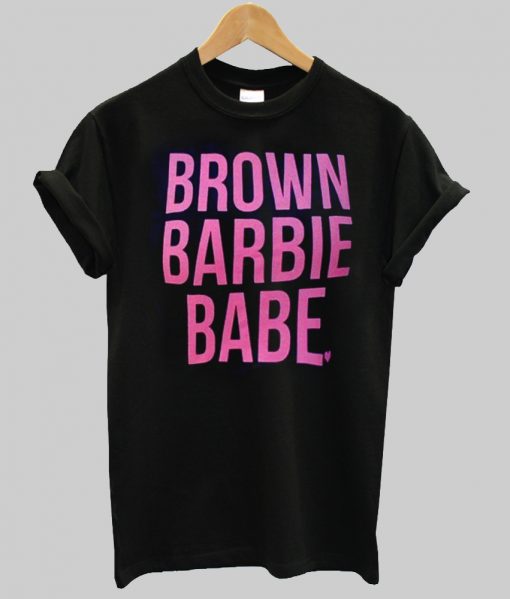 brown barbie babe tshirt