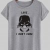 grumpy cat i don't care tshirt