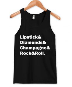 lipstick & diamonds tanktop