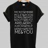 me and you tshirt