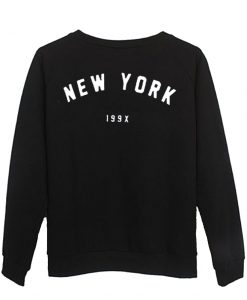 new york sweatshirt back