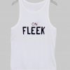 on fleek white tanktop