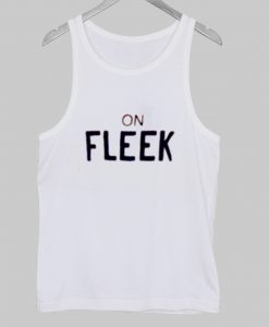 on fleek white tanktop