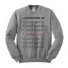 soccer girl problems sweatshirt