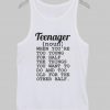 teenager tanktop