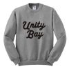 unity bay grey sweatshirt