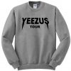 yeezus tour grey sweatshirt