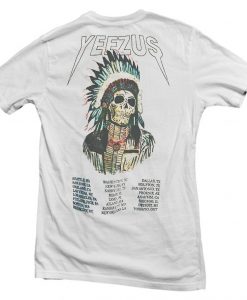 yeezus tshirt back