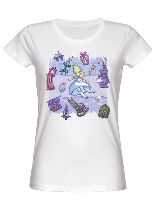 Alice in Wonderland Falling Tshirt