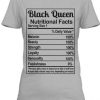 Black Queen Nutritional Facts T-Shirt