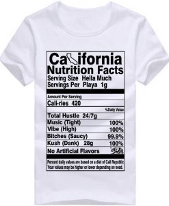 California-T-Shirts-Men-Nutrition-Facts-Bear-Emblem-tshirt-Cotton-O-Neck-Man-T-Shirt-Short