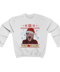 Home Malone Funny Post Malone Ugly Christmas Sweatshirt