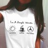 I'm simple woman like sunshine coffee and Mercedes T shirt