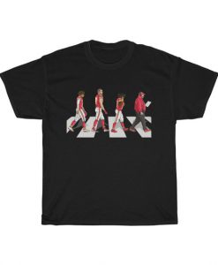 Kansas City Chiefs Mahomes Kelce Cross Abbey Road T Shirt