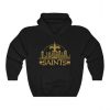 New Orleans Saint Football Skyline Names Hoodie