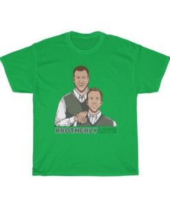 Philadelphia Eagles Carson Wentz And Nick Foles Brotherly Love T Shirt